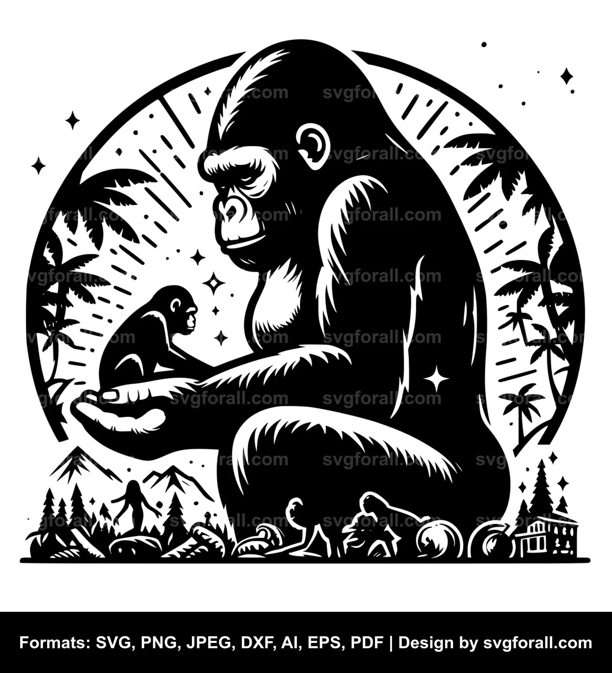 Ape Black SVG