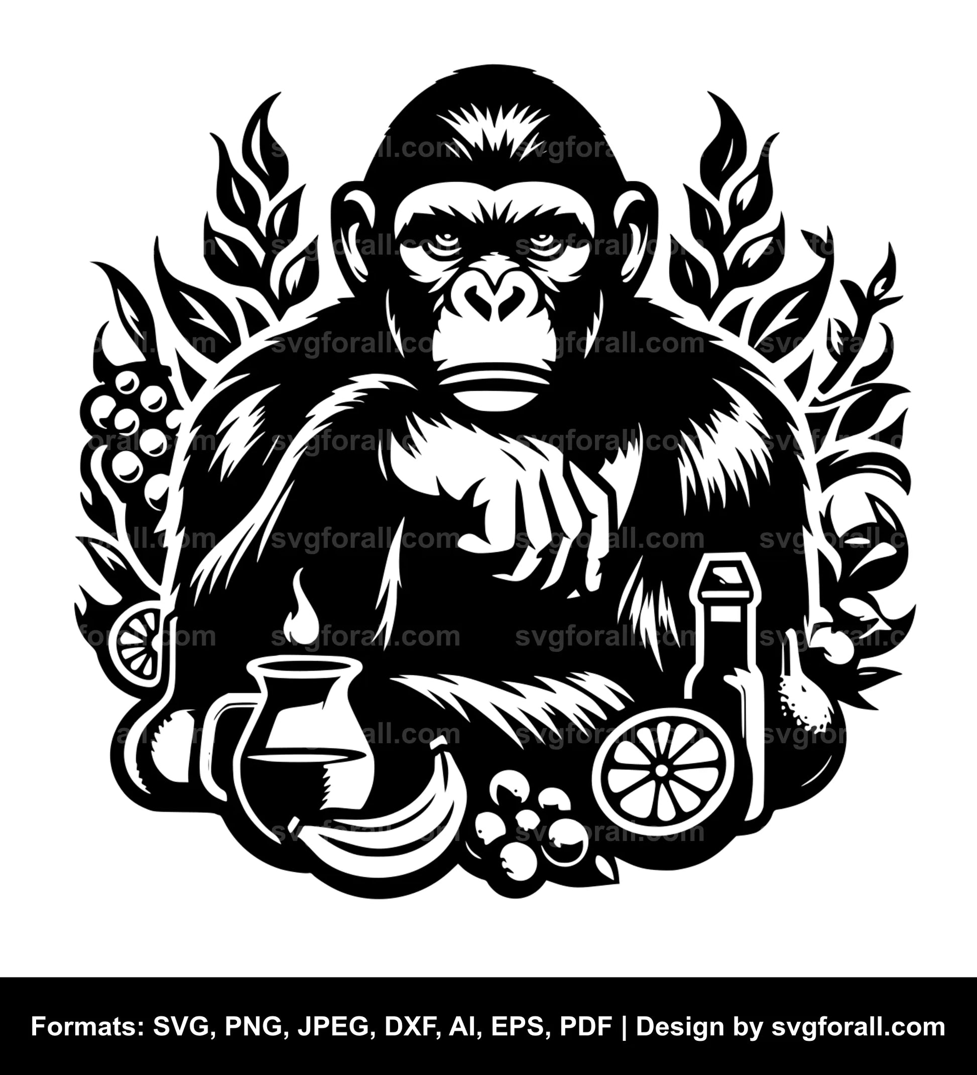 Ape Clipart SVG