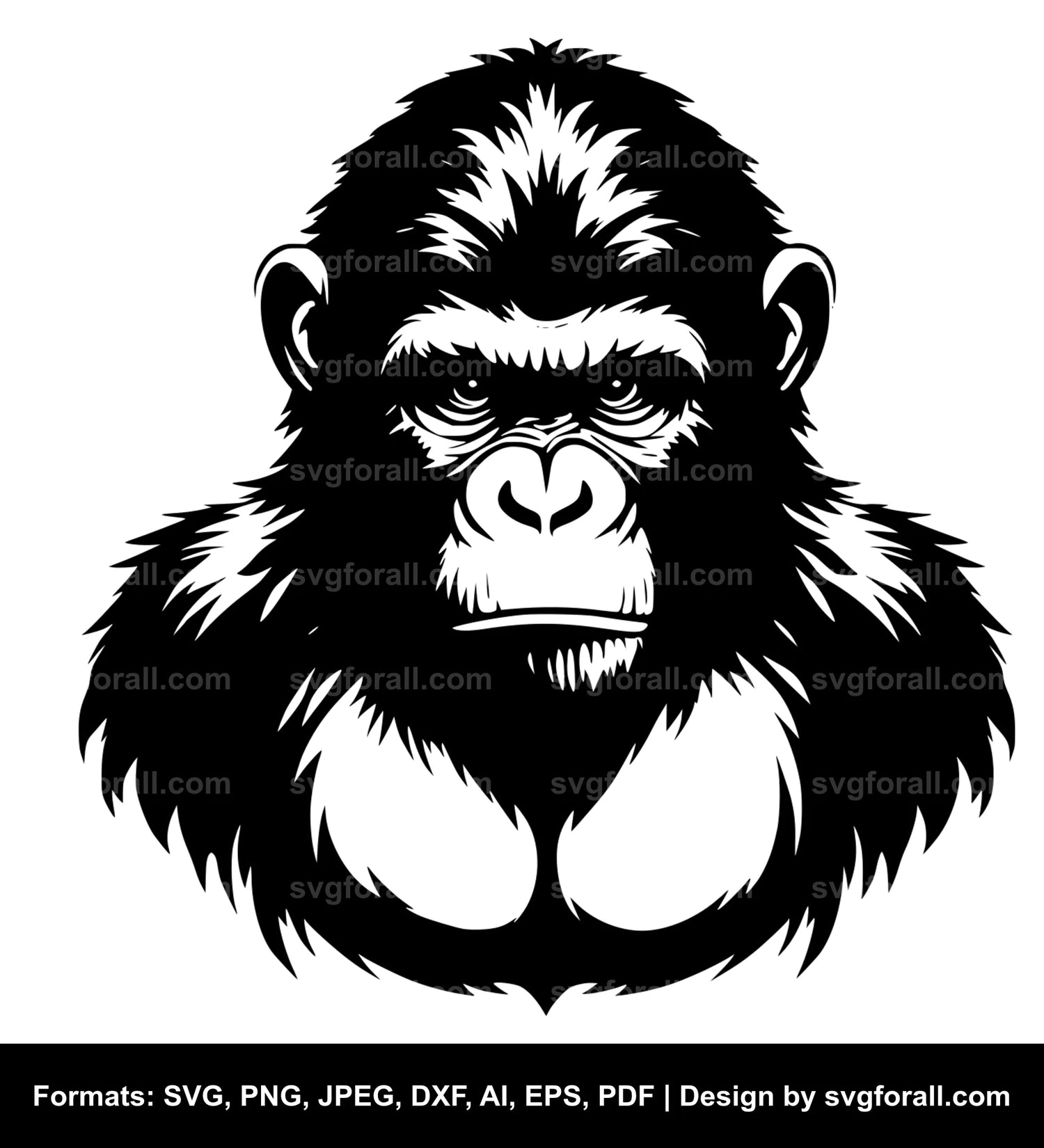 Ape SVG Clipart