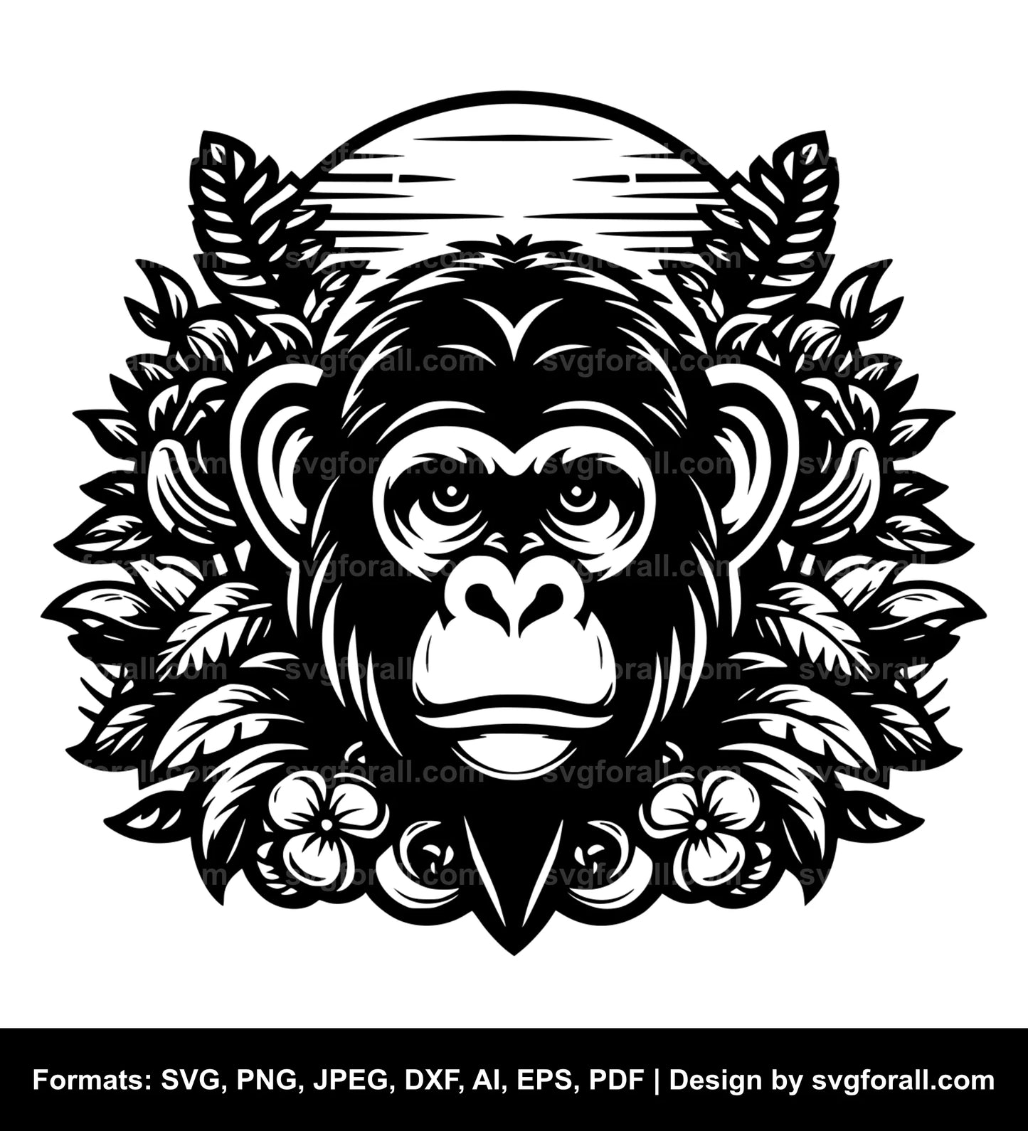 Ape SVG Vector