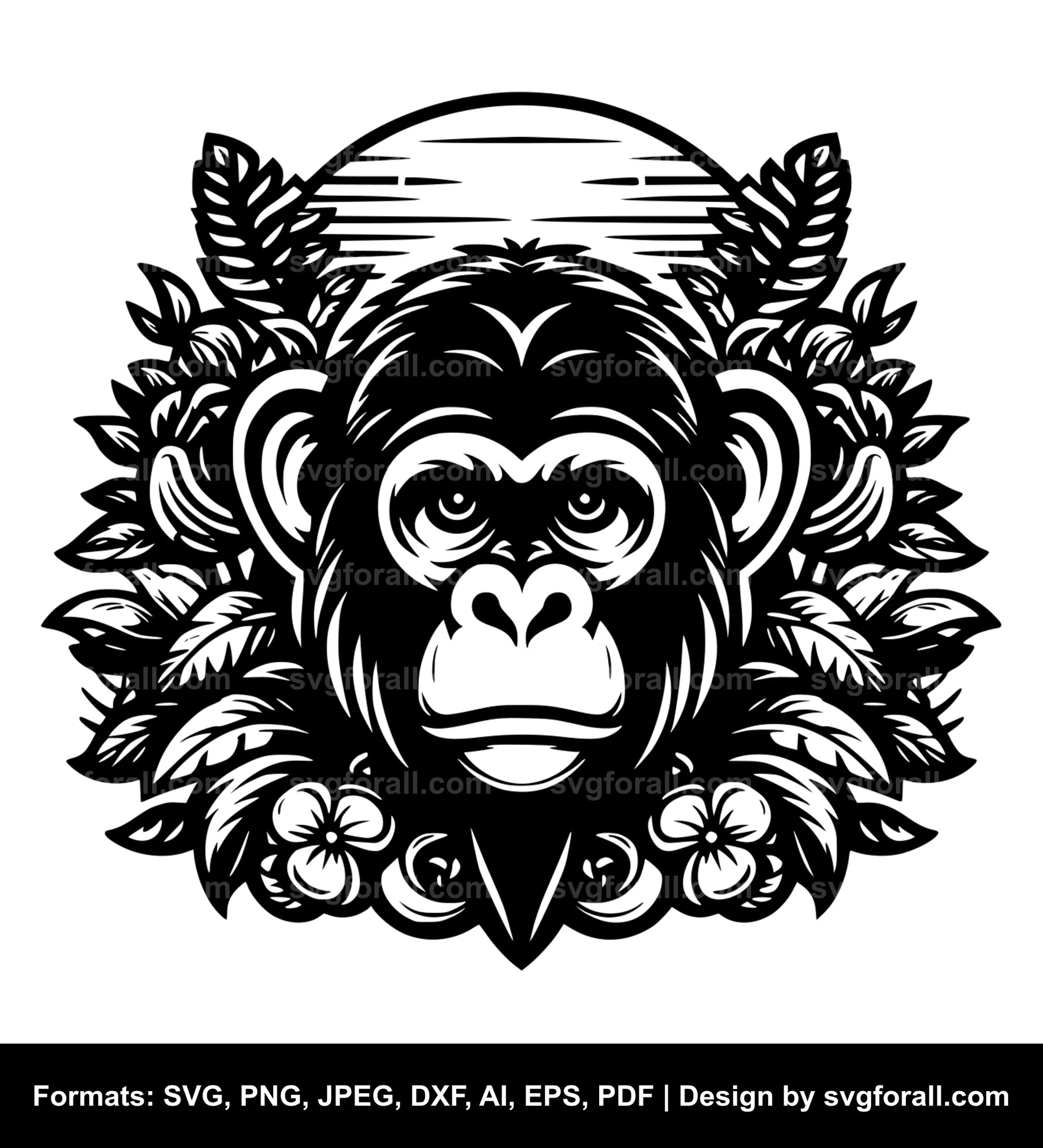 Ape SVG Vector