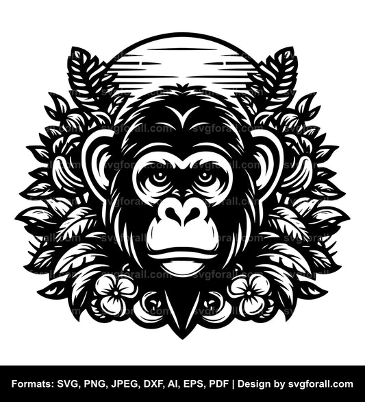 Ape SVG Vector