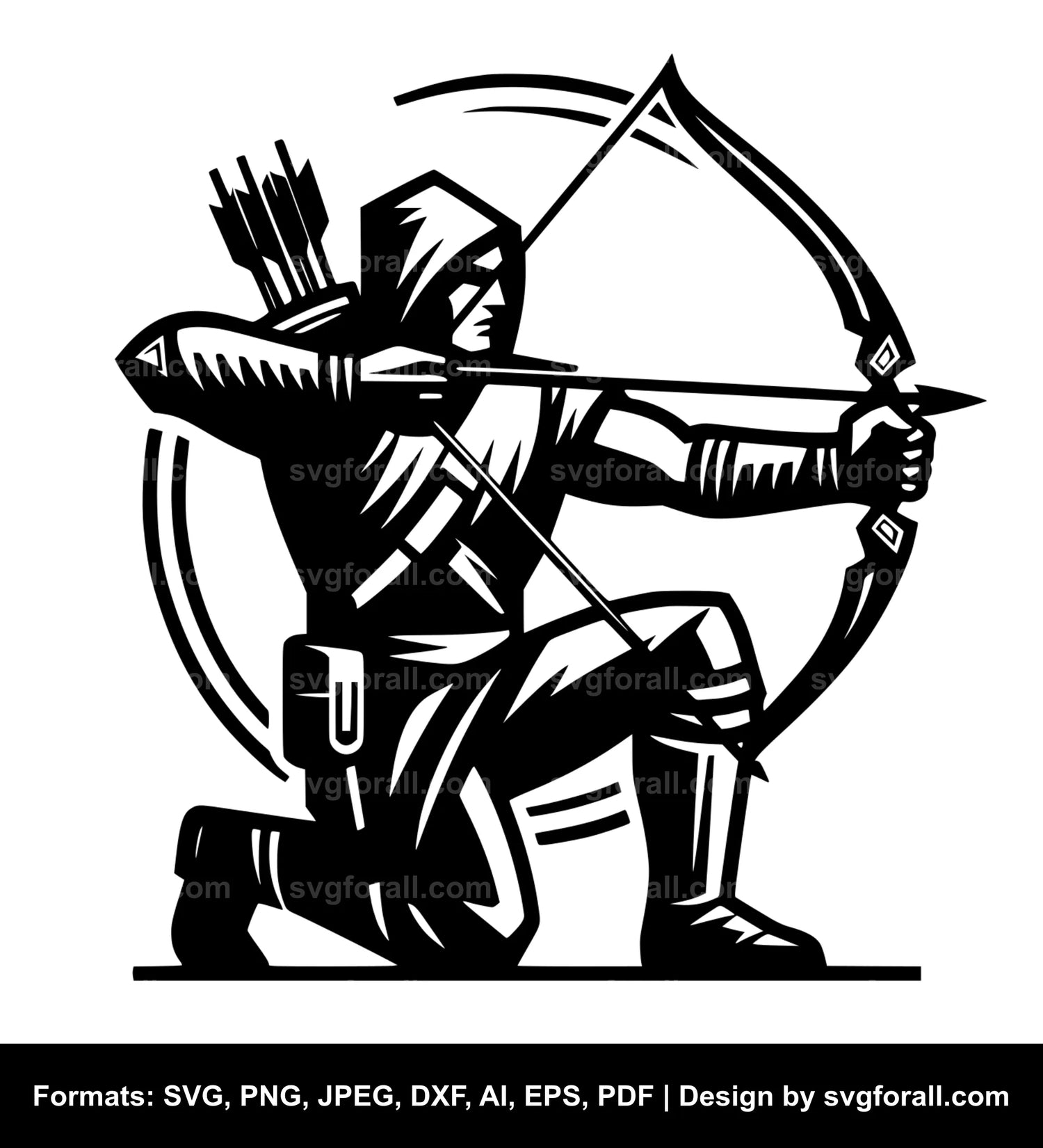 Archer Clipart SVG