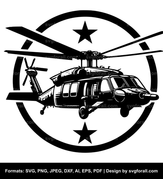 Army Helicopter SVG