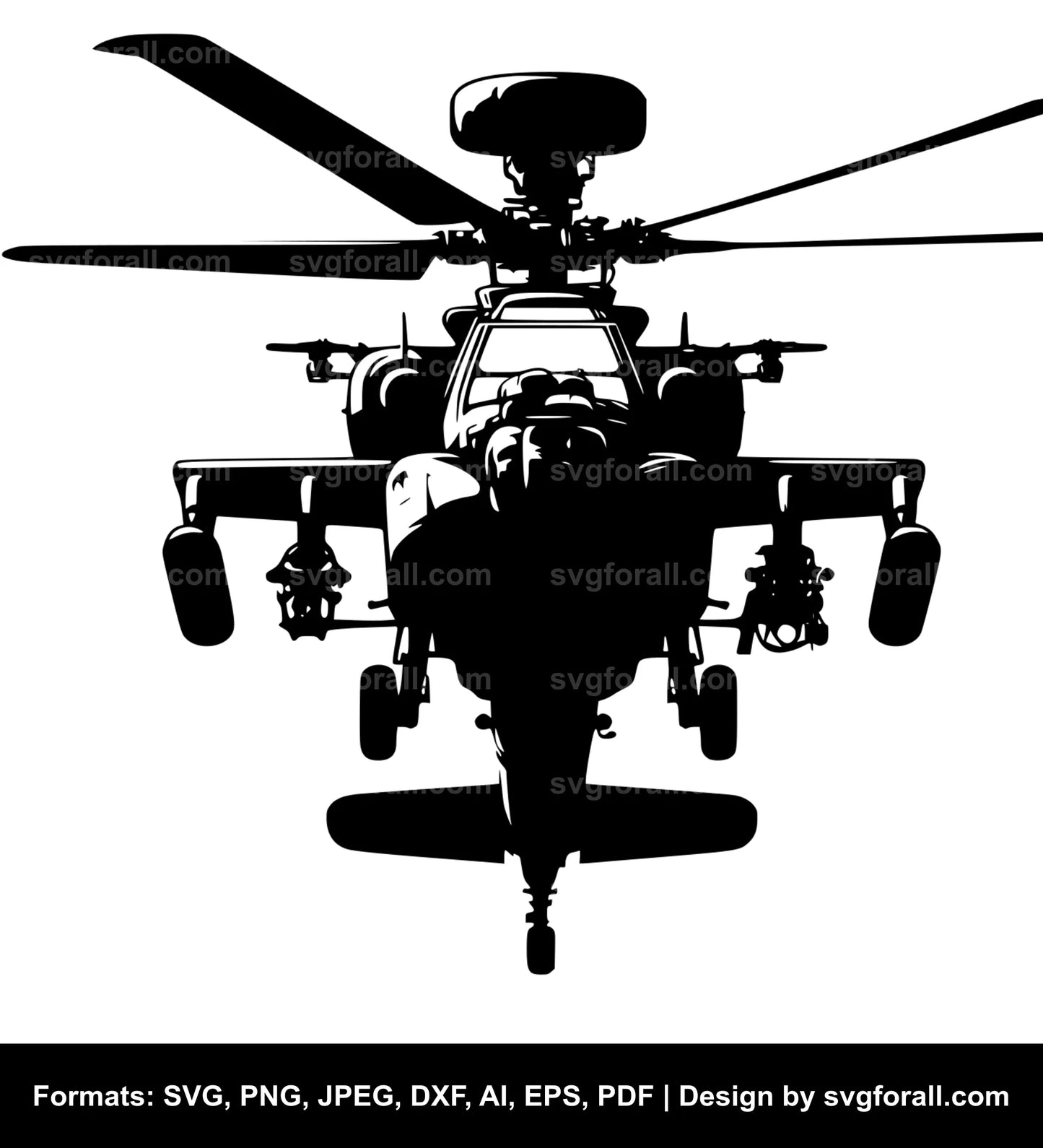 Army Helicopter SVG PNG