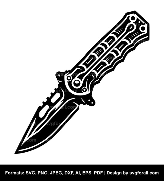 Army Knife Clipart SVG