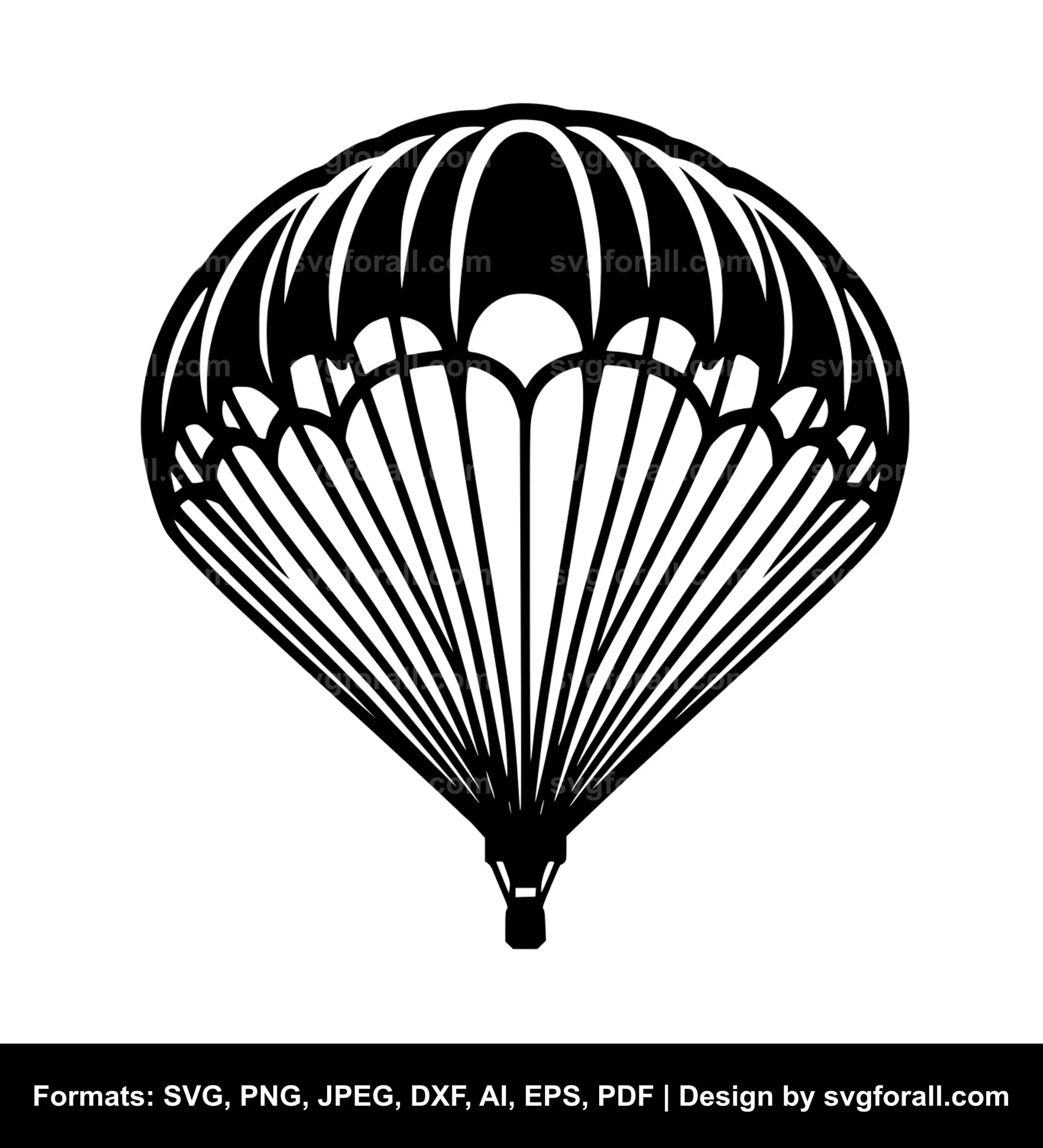 Army Parachute SVG File