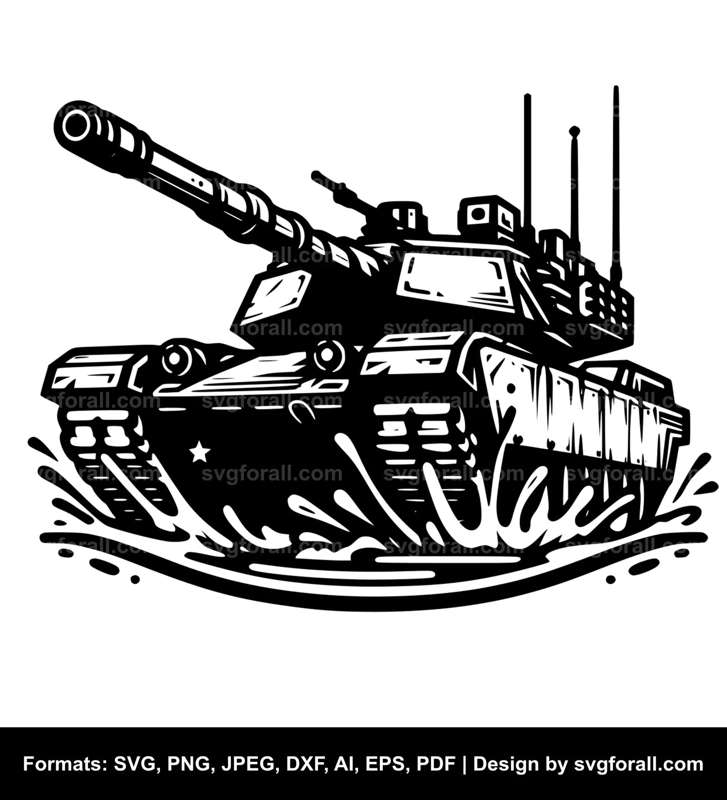 Army Tank SVG