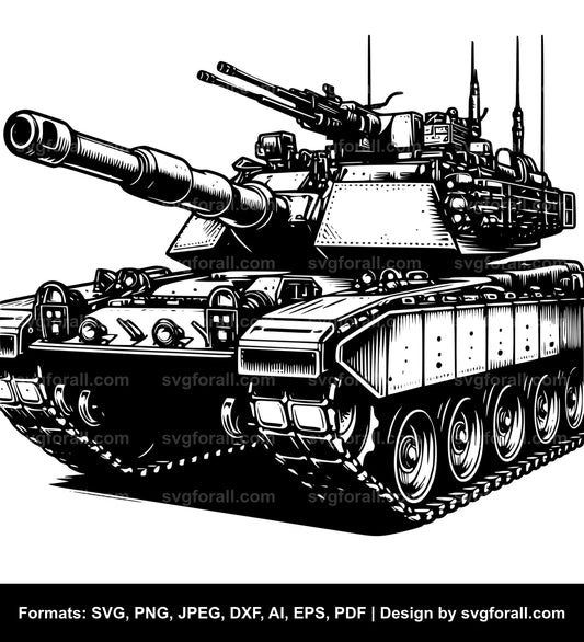 Army Tank SVG File