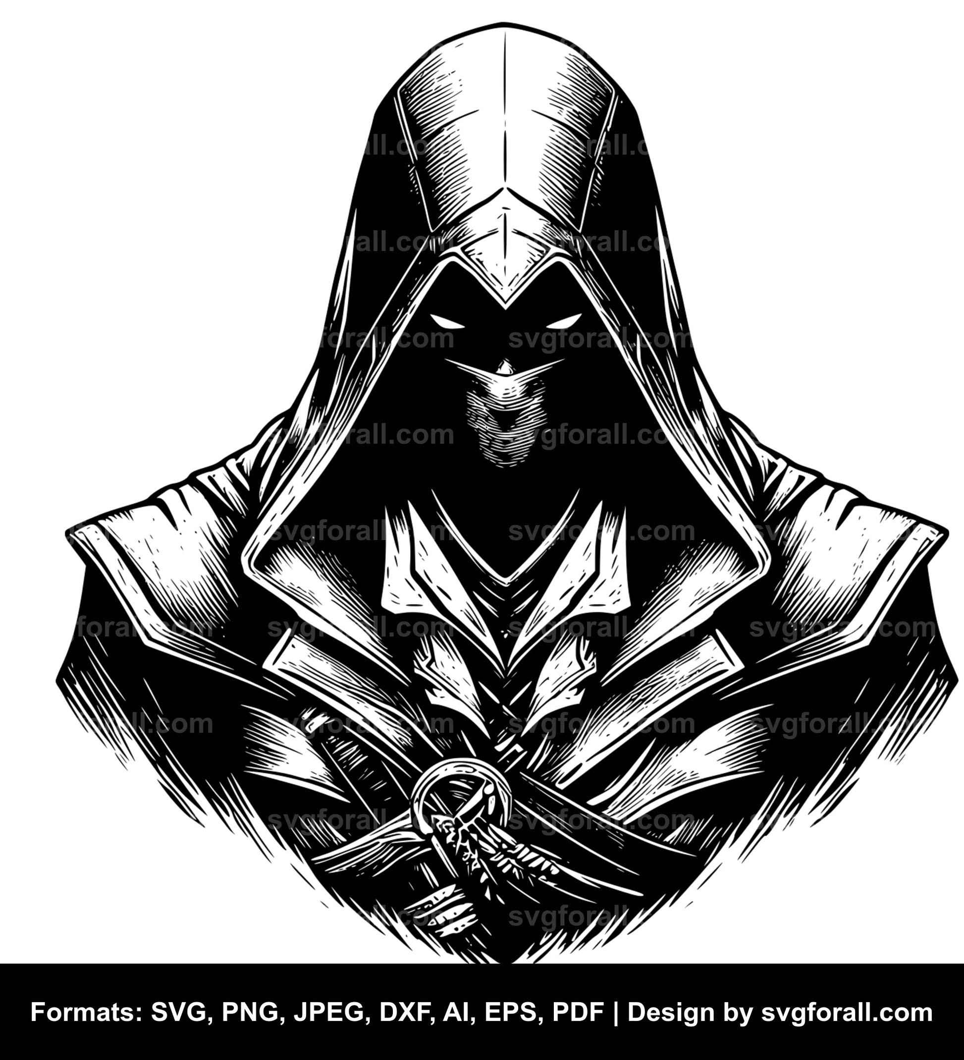 Assassin SVG Vector