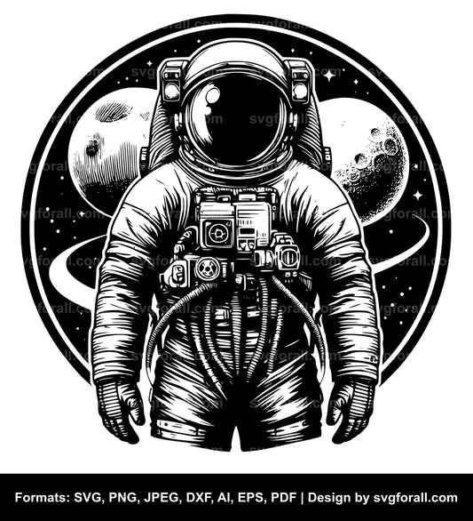 Astronaut Clipart SVG