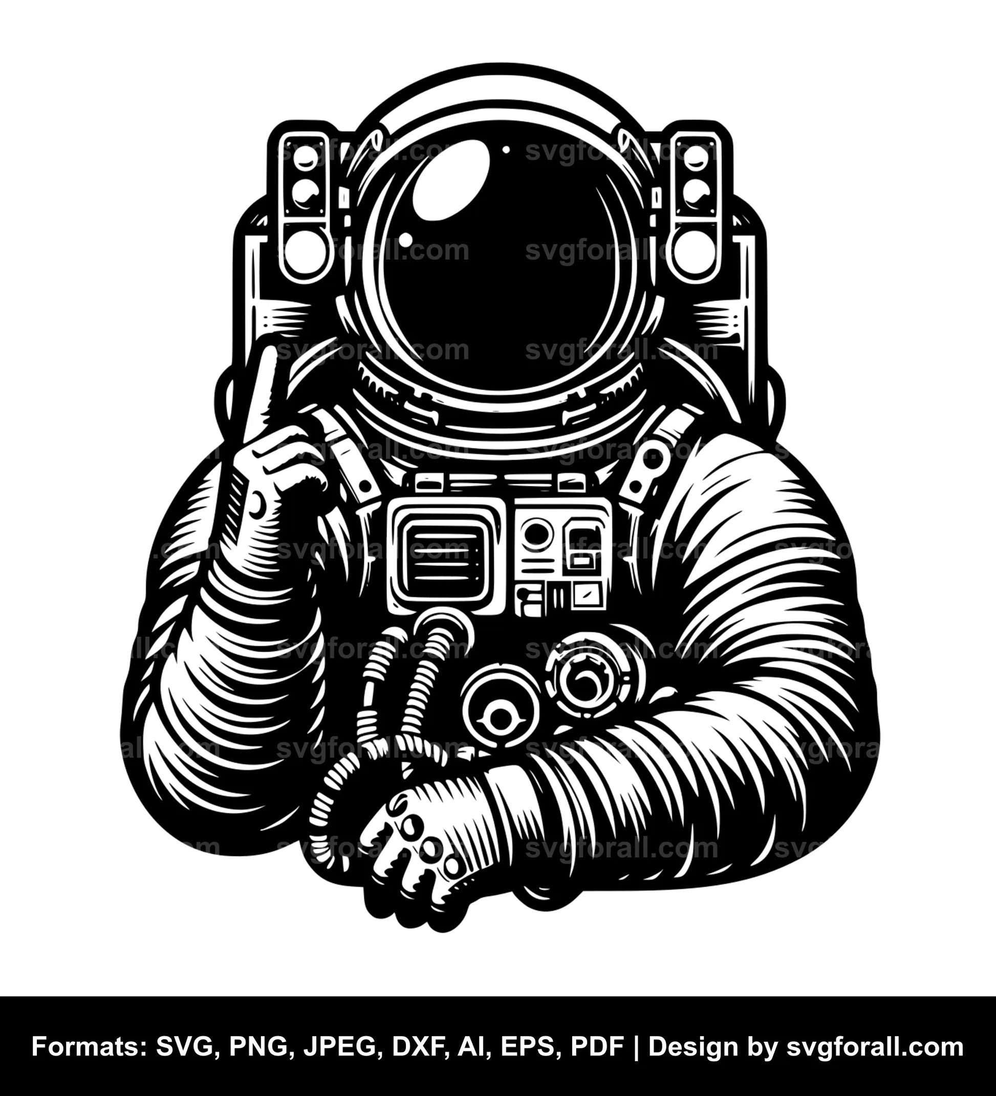 Astronaut Cricut SVG