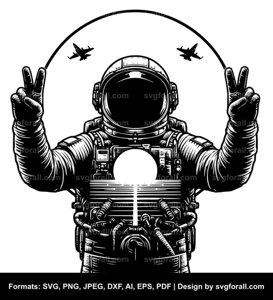 Astronaut SVG Design