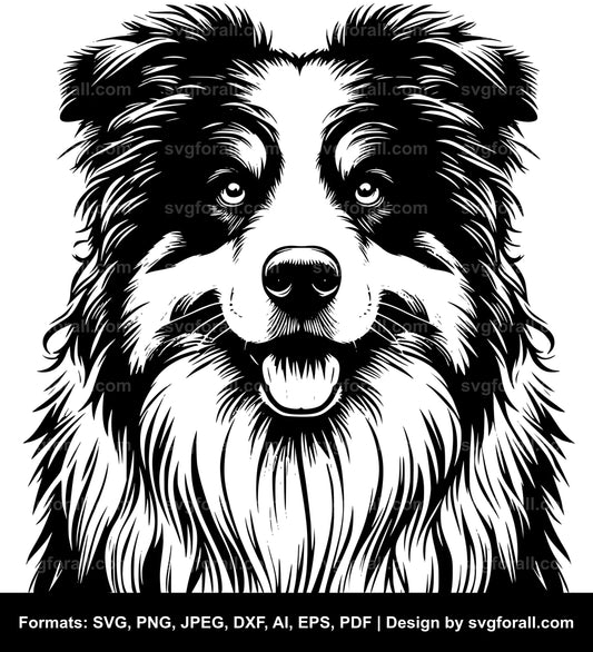 Australian Shepherd Dog Cricut SVG