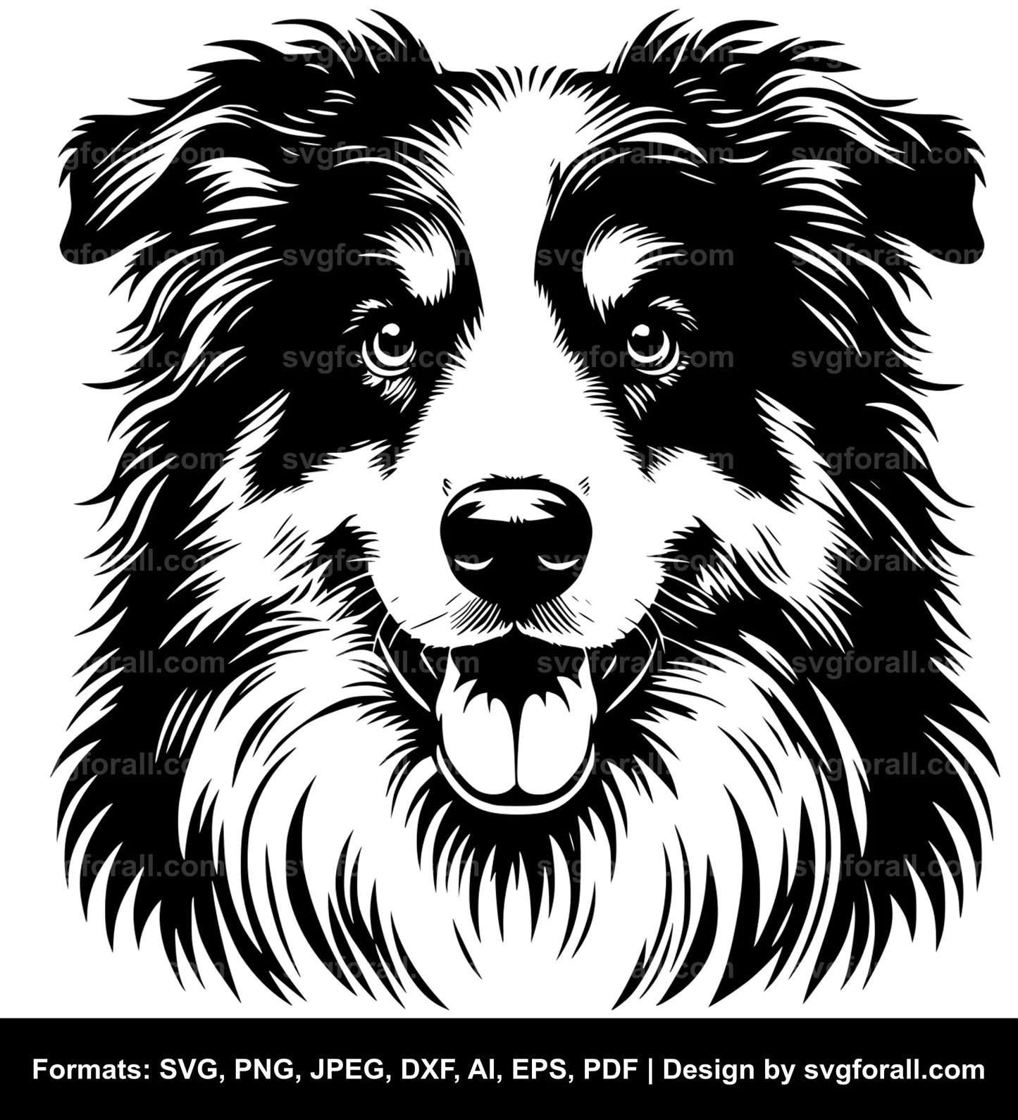 Australian Shepherd Dog SVG File