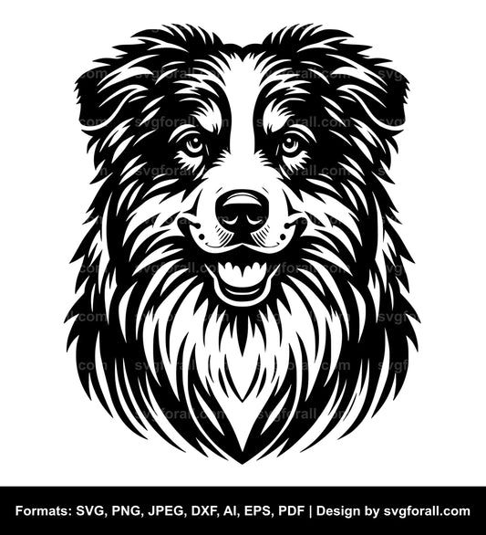 Australian Shepherd Dog SVG PNG