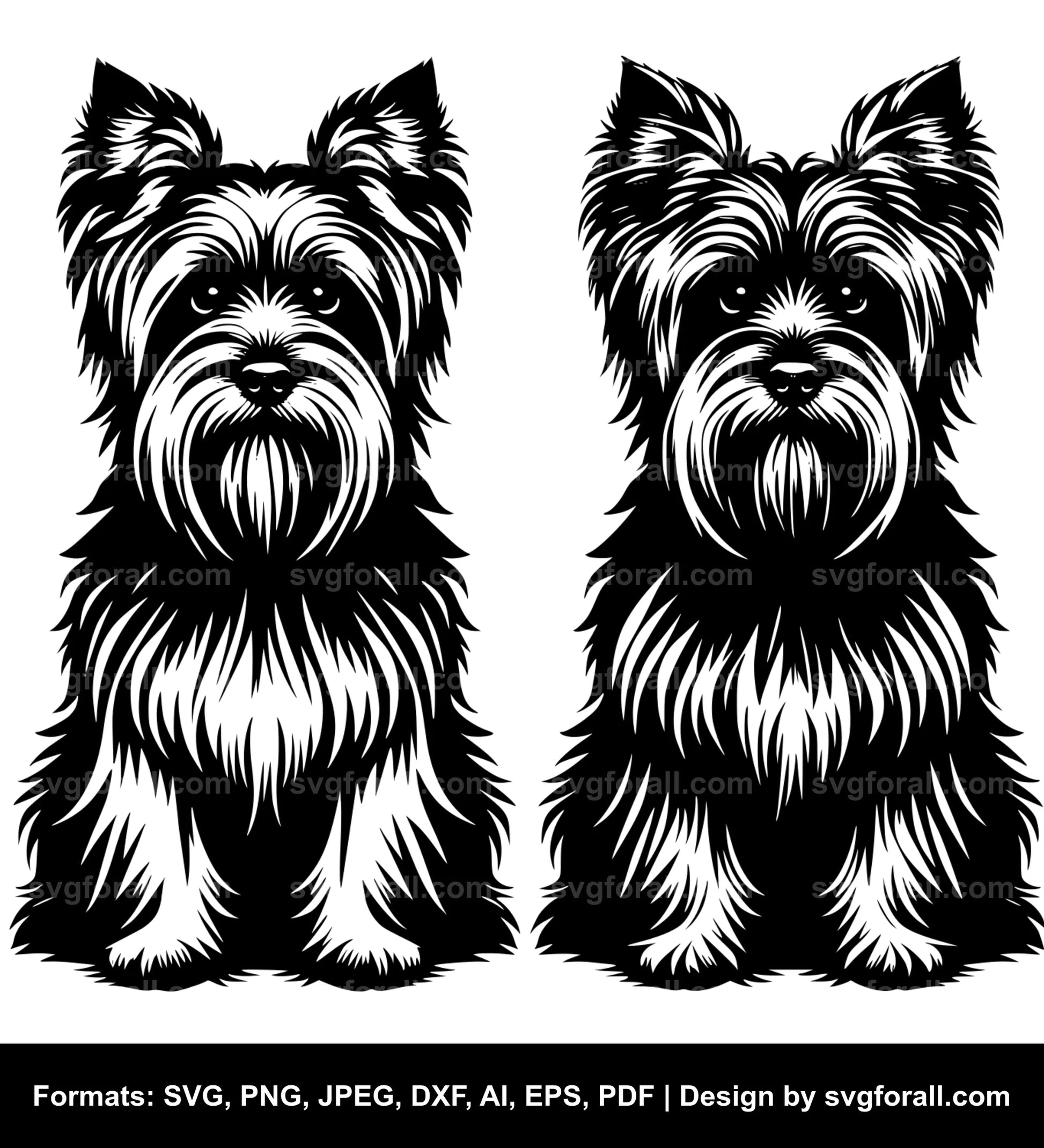 Australian Terrier Dog SVG File