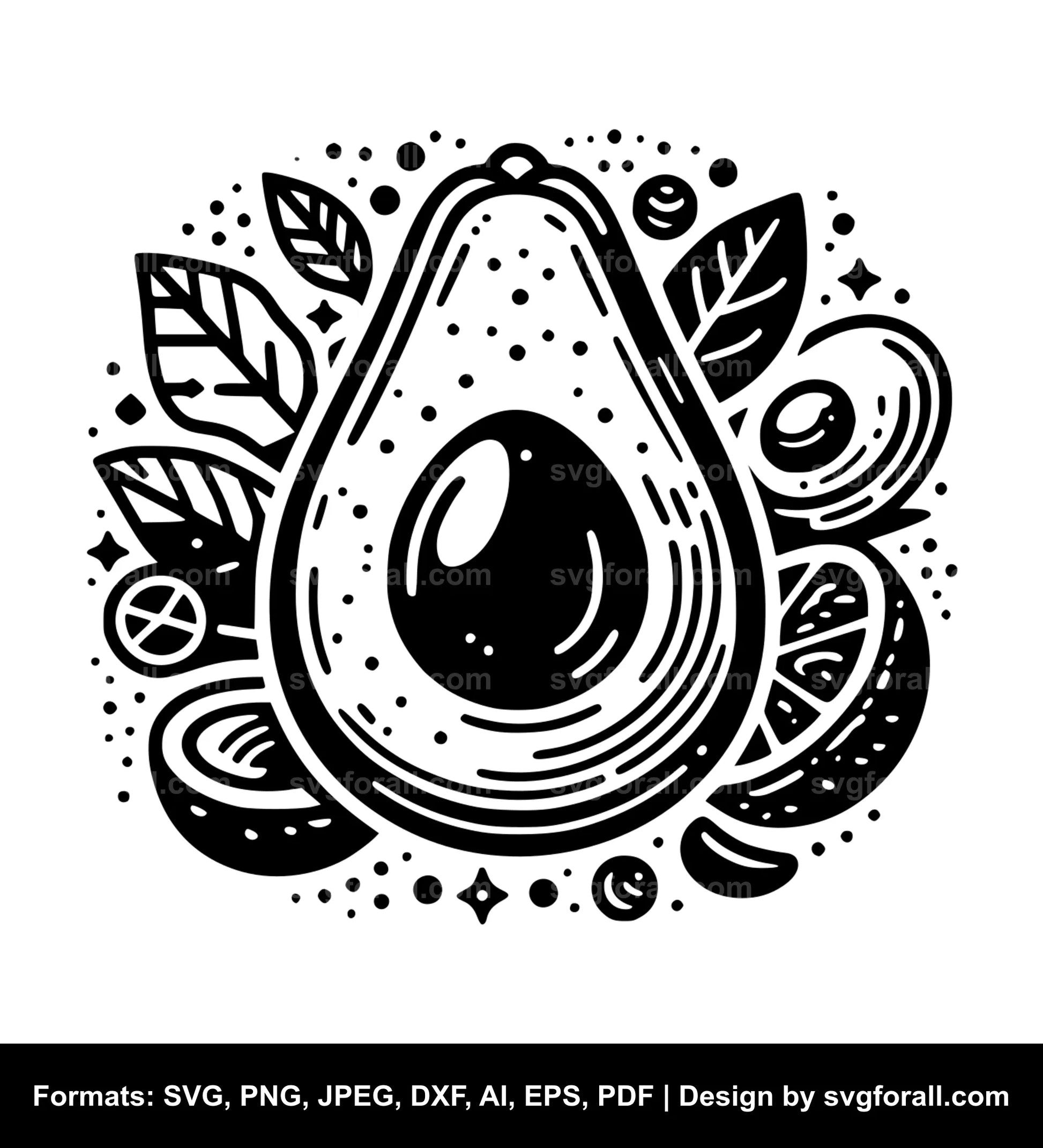 Avocado Vector SVG