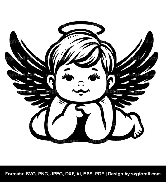 Baby Angel Cricut SVG