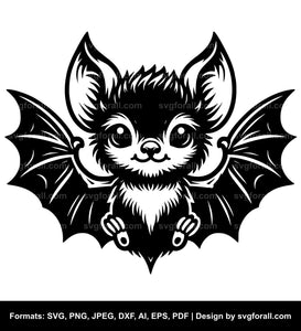 Baby Bat SVG