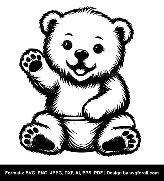 Baby Bear Cricut SVG