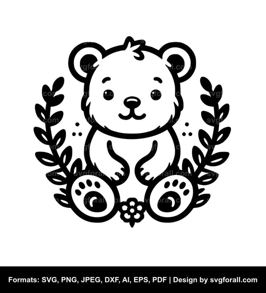 Baby Bear SVG File