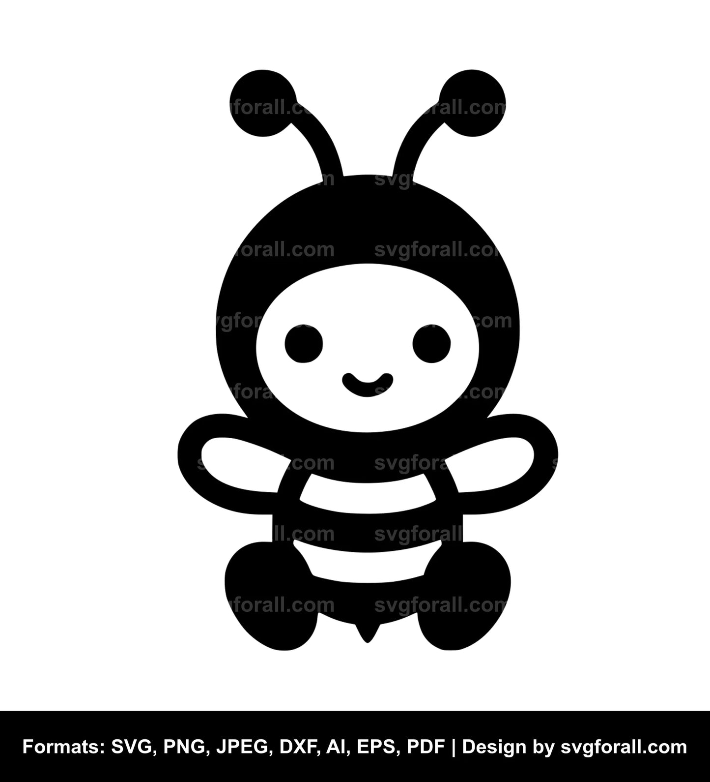 Baby Bee SVG File