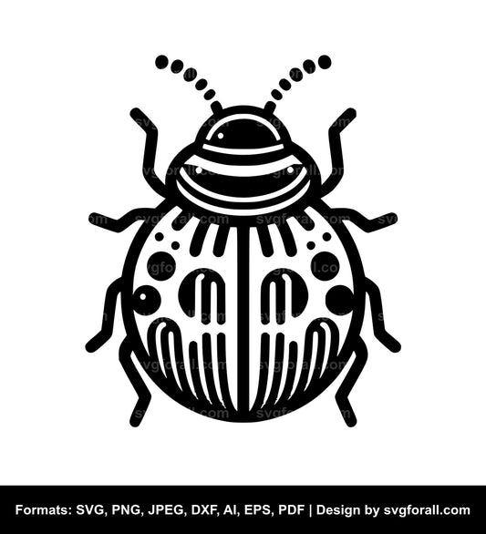 Baby Bug Black SVG