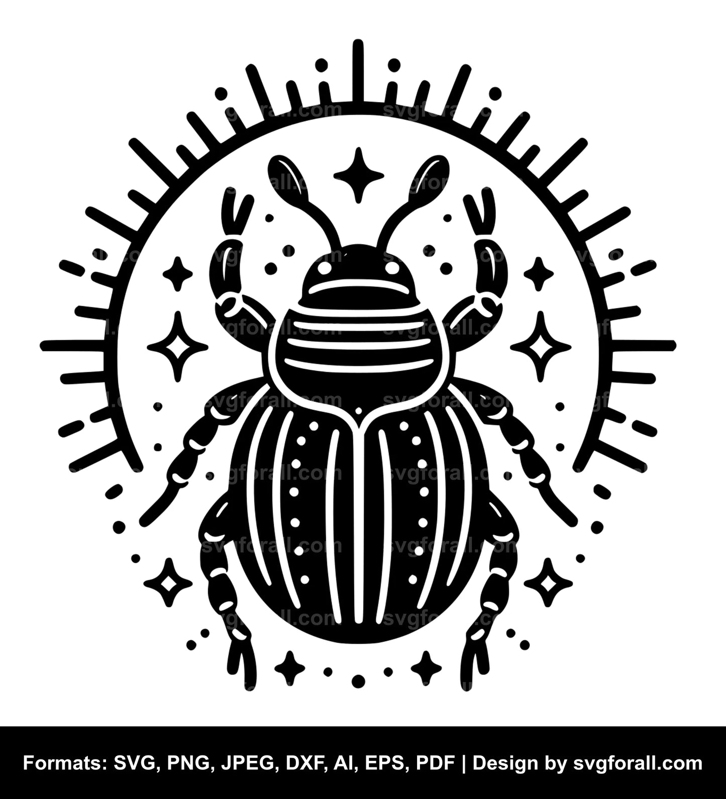 Baby Bug SVG Vector