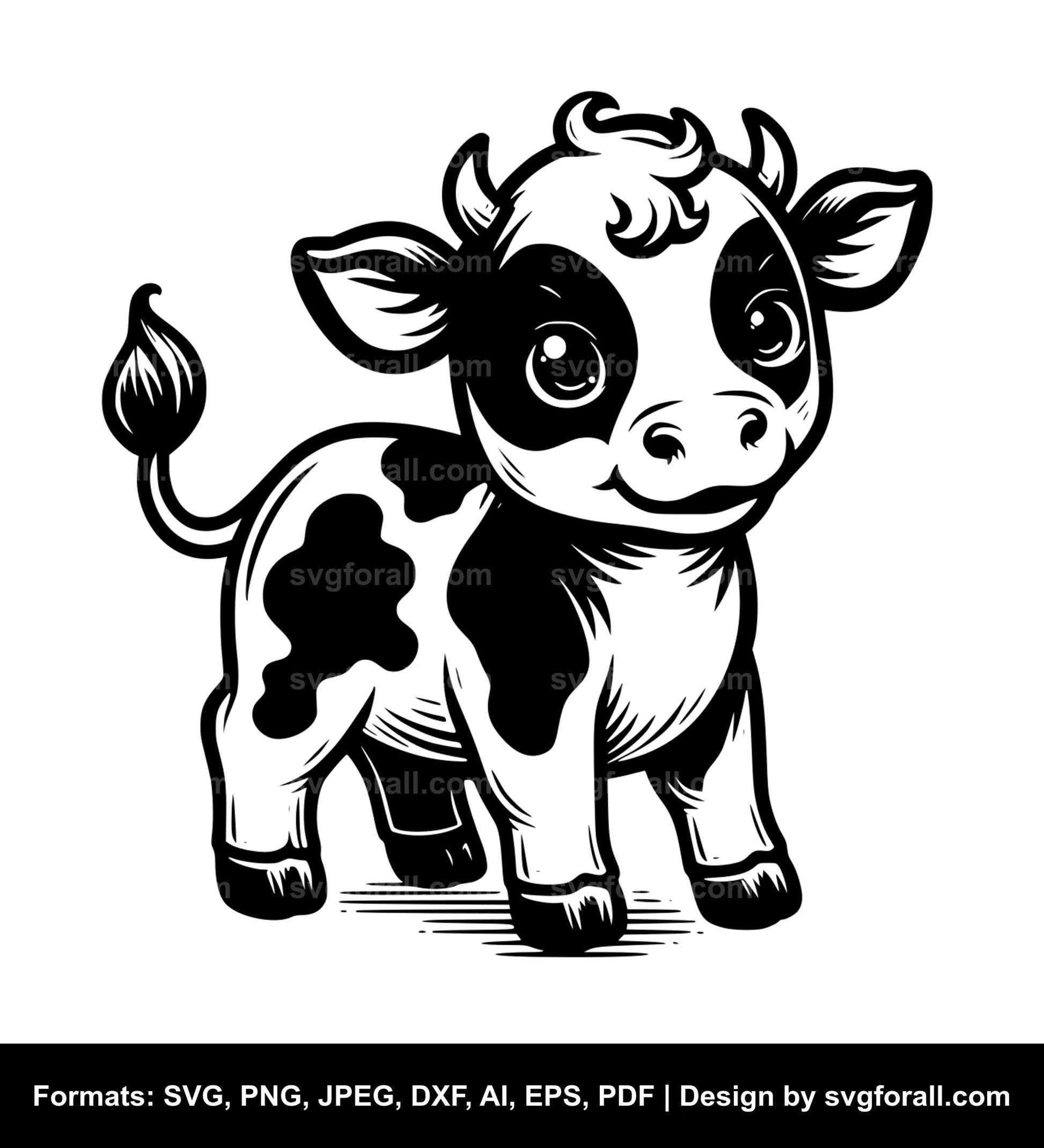 Baby Cow Cricut SVG