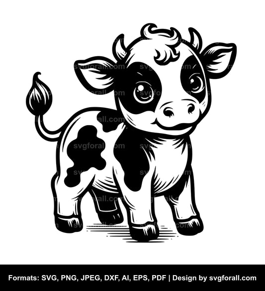 Baby Cow Cricut SVG