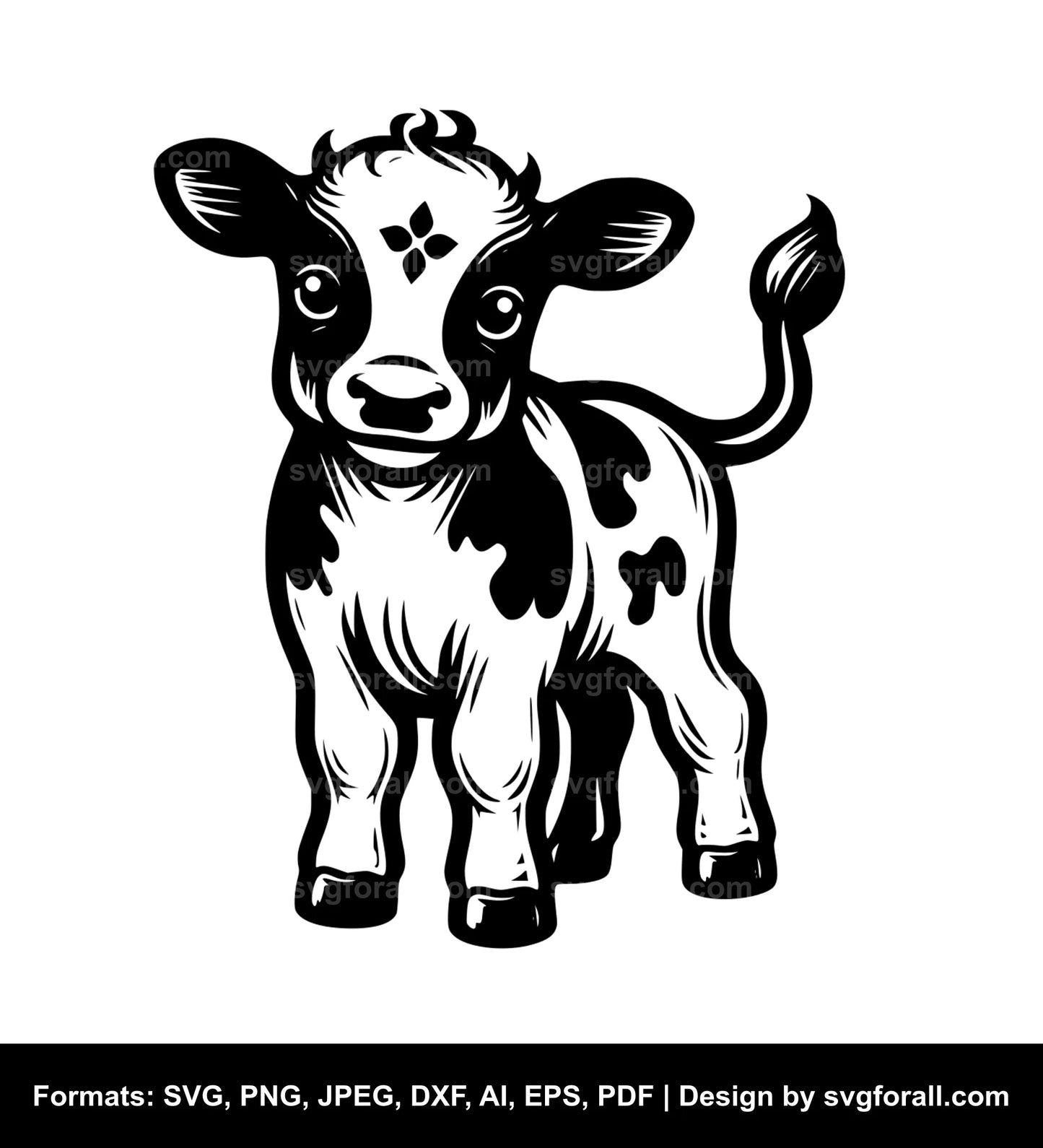 Baby Cow SVG