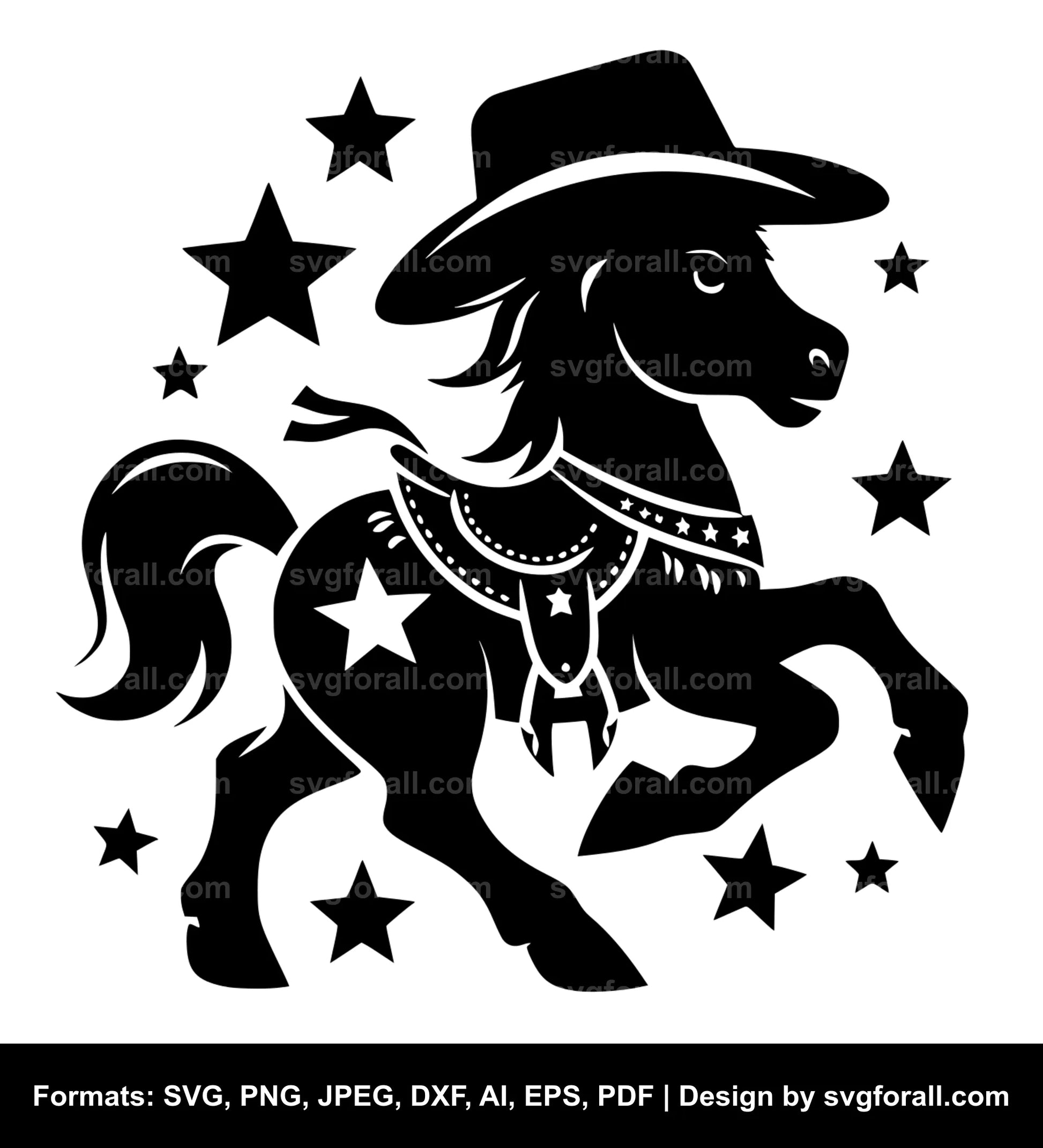 Baby Cowboy SVG File