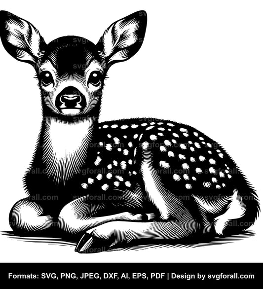 Baby Deer SVG