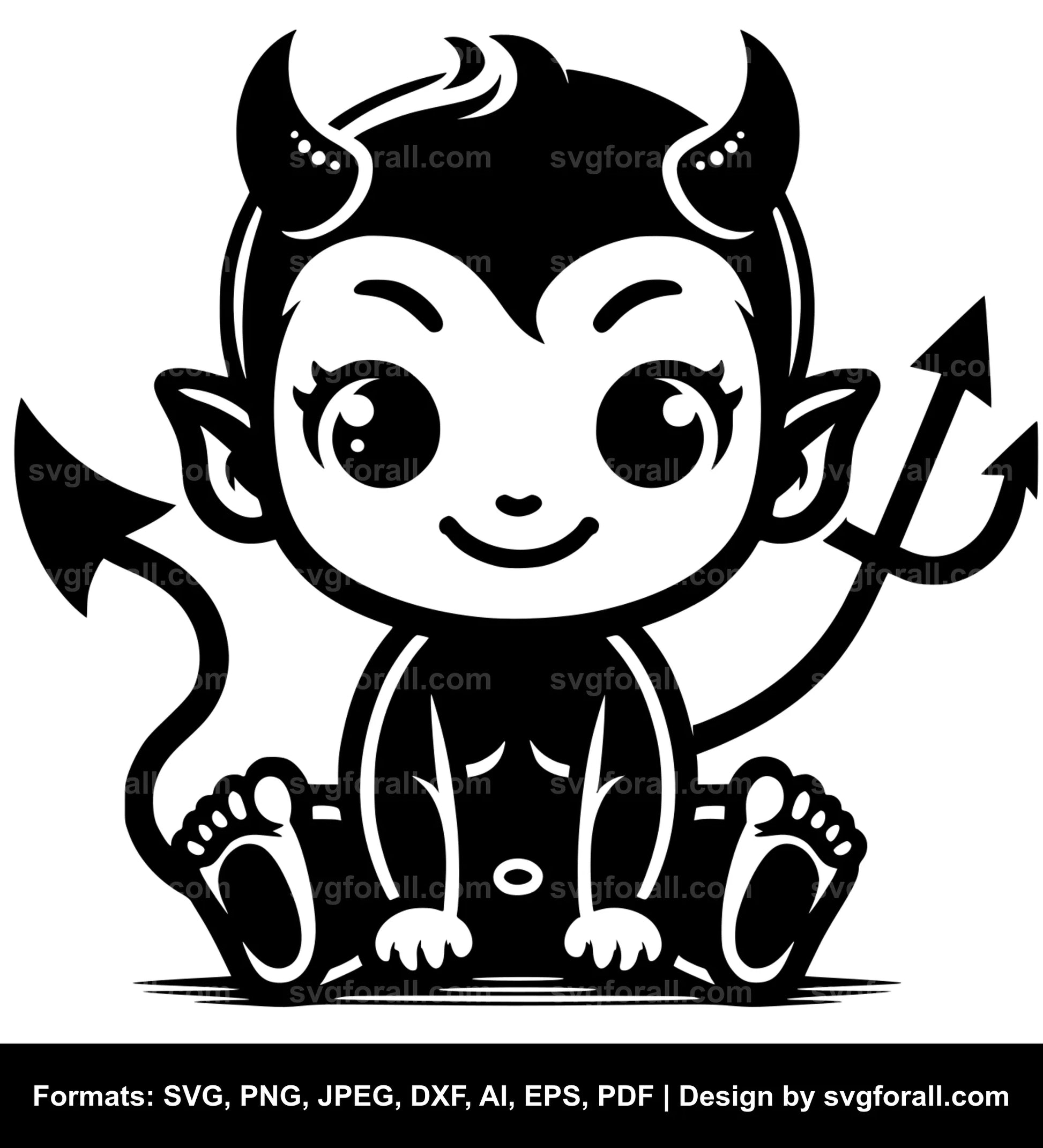 Baby Devil SVG PNG