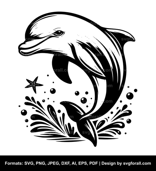 Baby Dolphin Cricut SVG