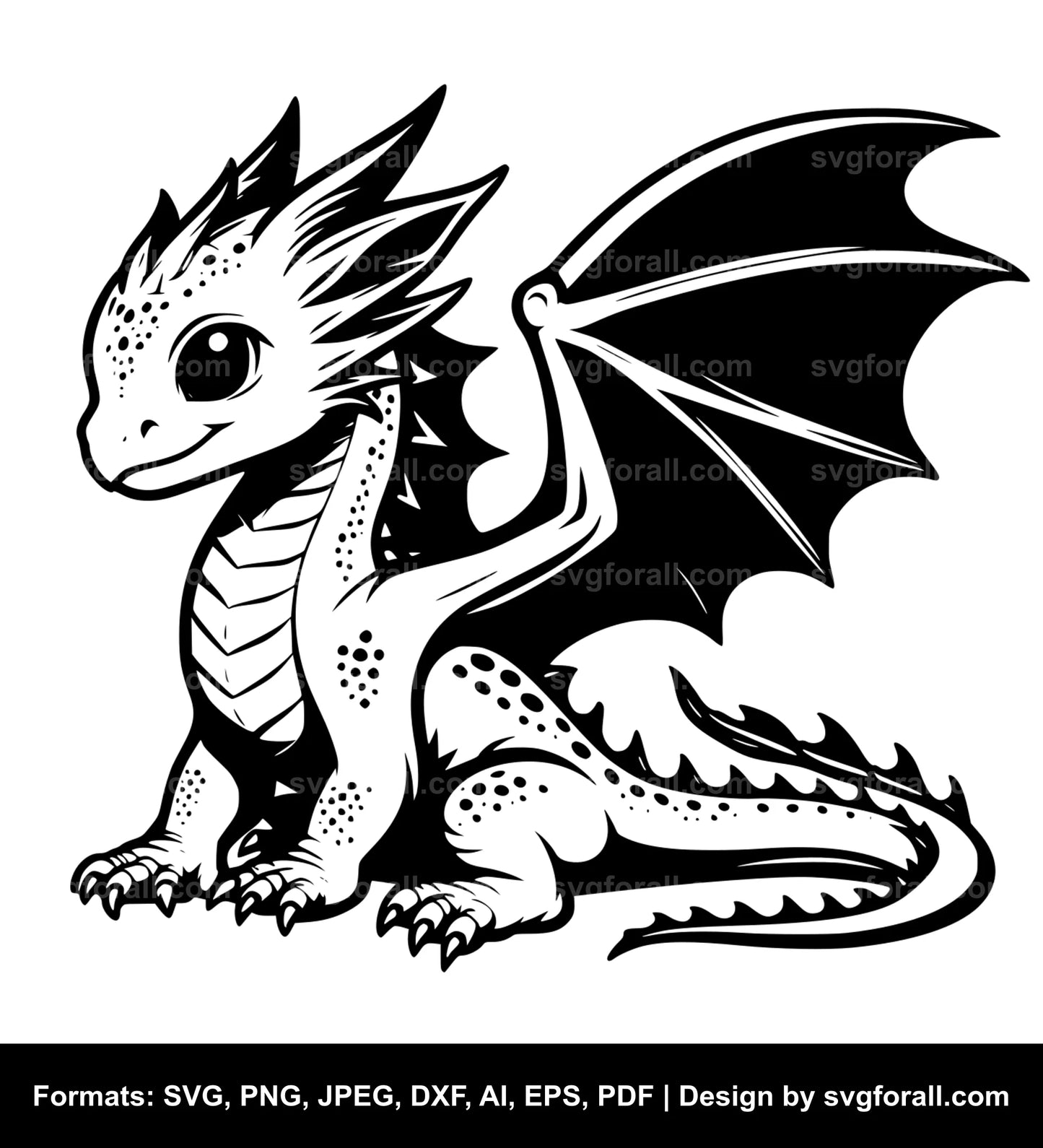 Baby Dragon Cricut SVG