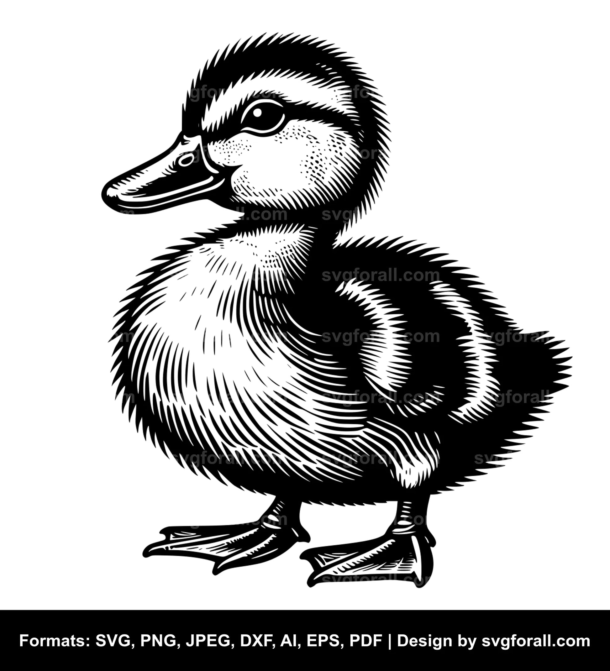 Baby Duck SVG