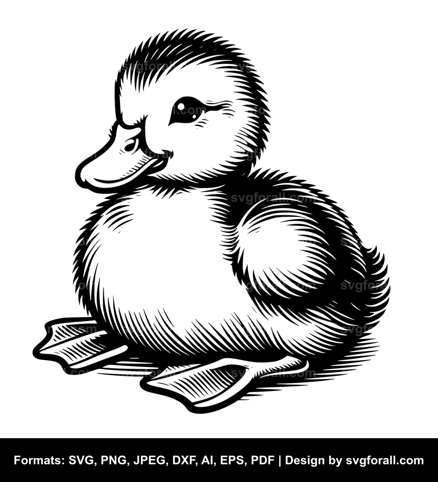 Baby Duck SVG PNG