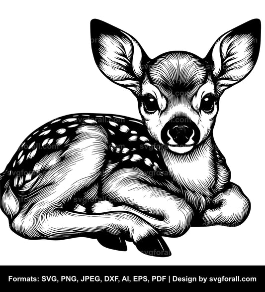 Baby Fawn Cricut SVG