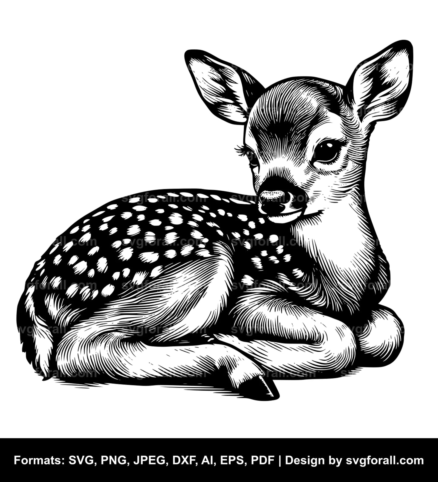 Baby Fawn SVG