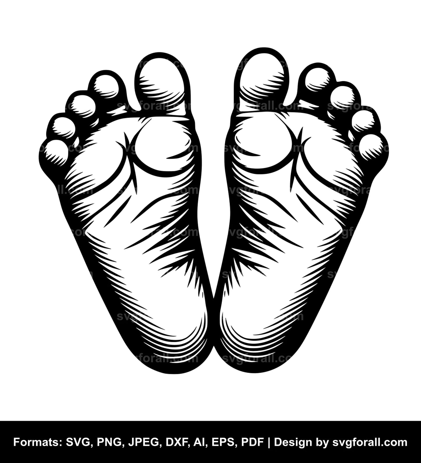 Baby Feet SVG