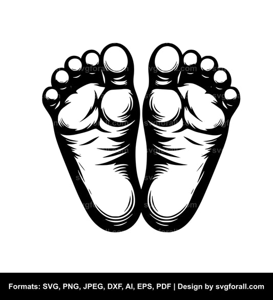 Baby Feet SVG File