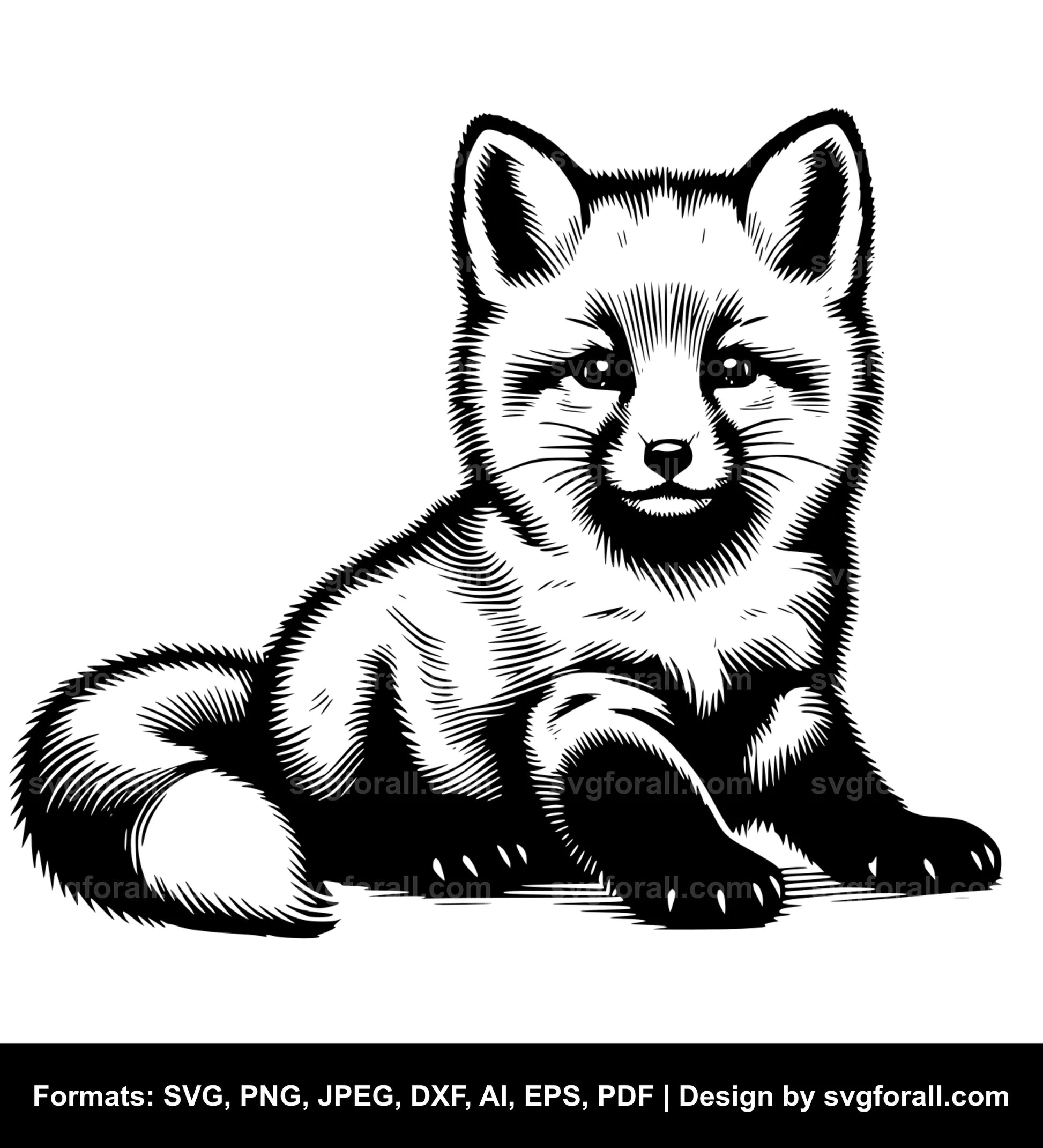 Baby Fox Cricut SVG