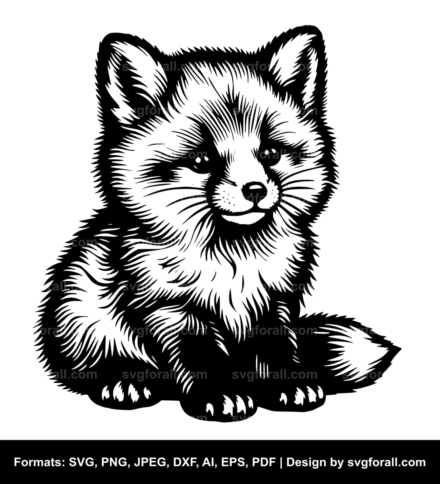 Baby Fox SVG