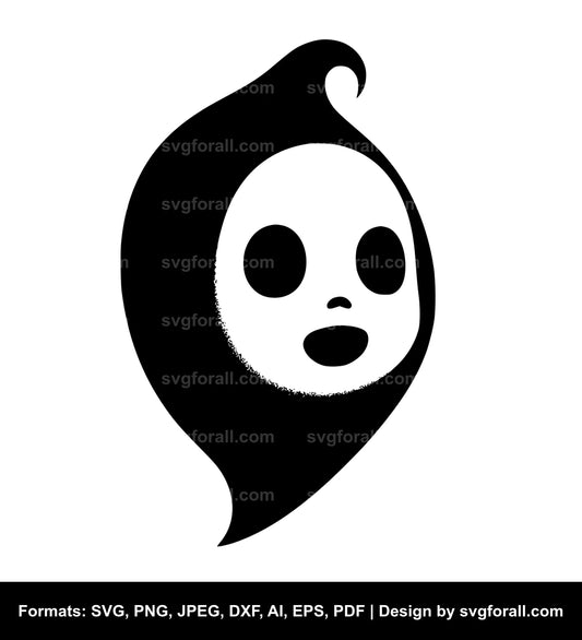 Baby Ghost Face Cricut SVG