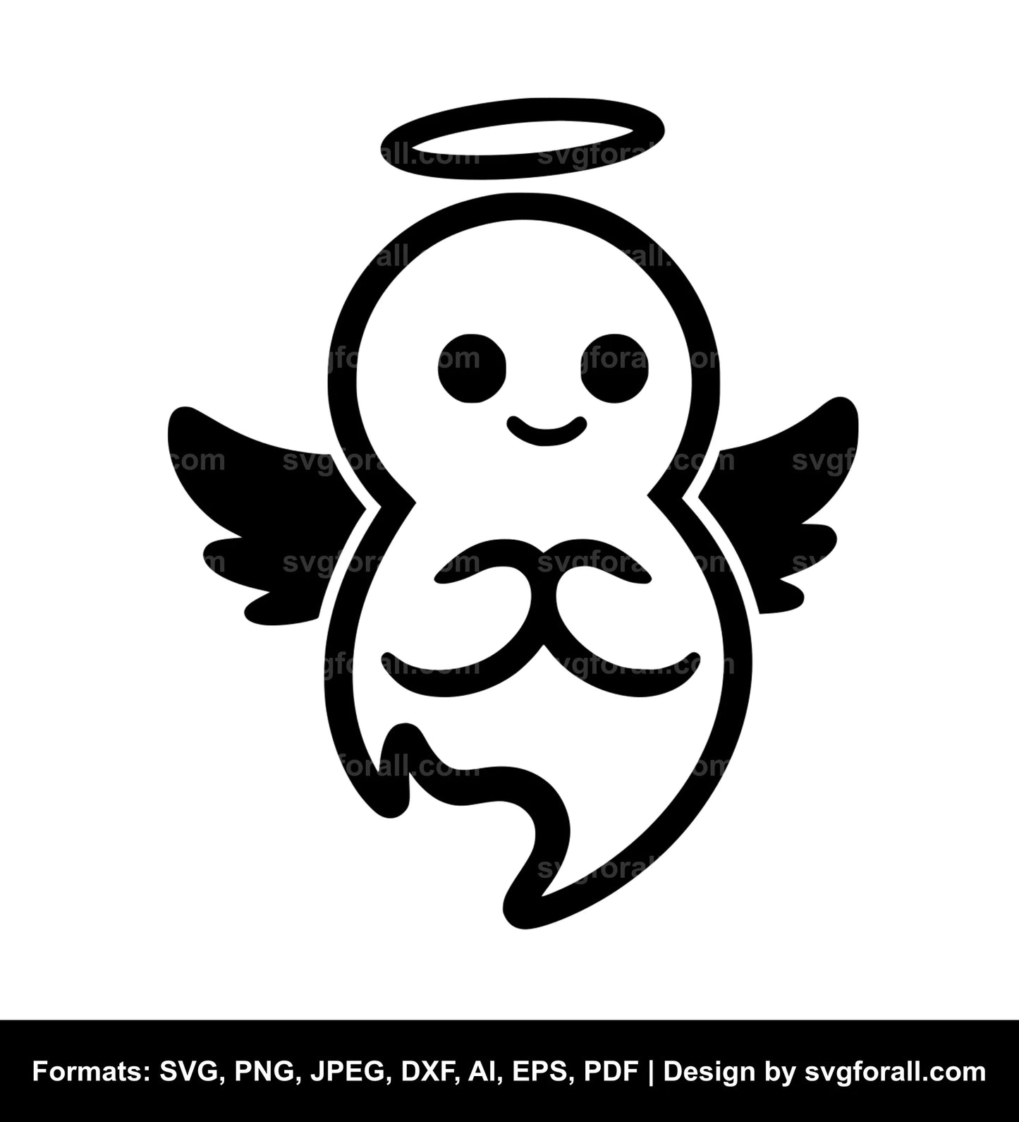 Baby Ghost SVG