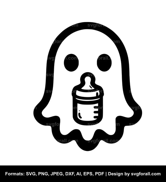 Baby Ghost SVG Design