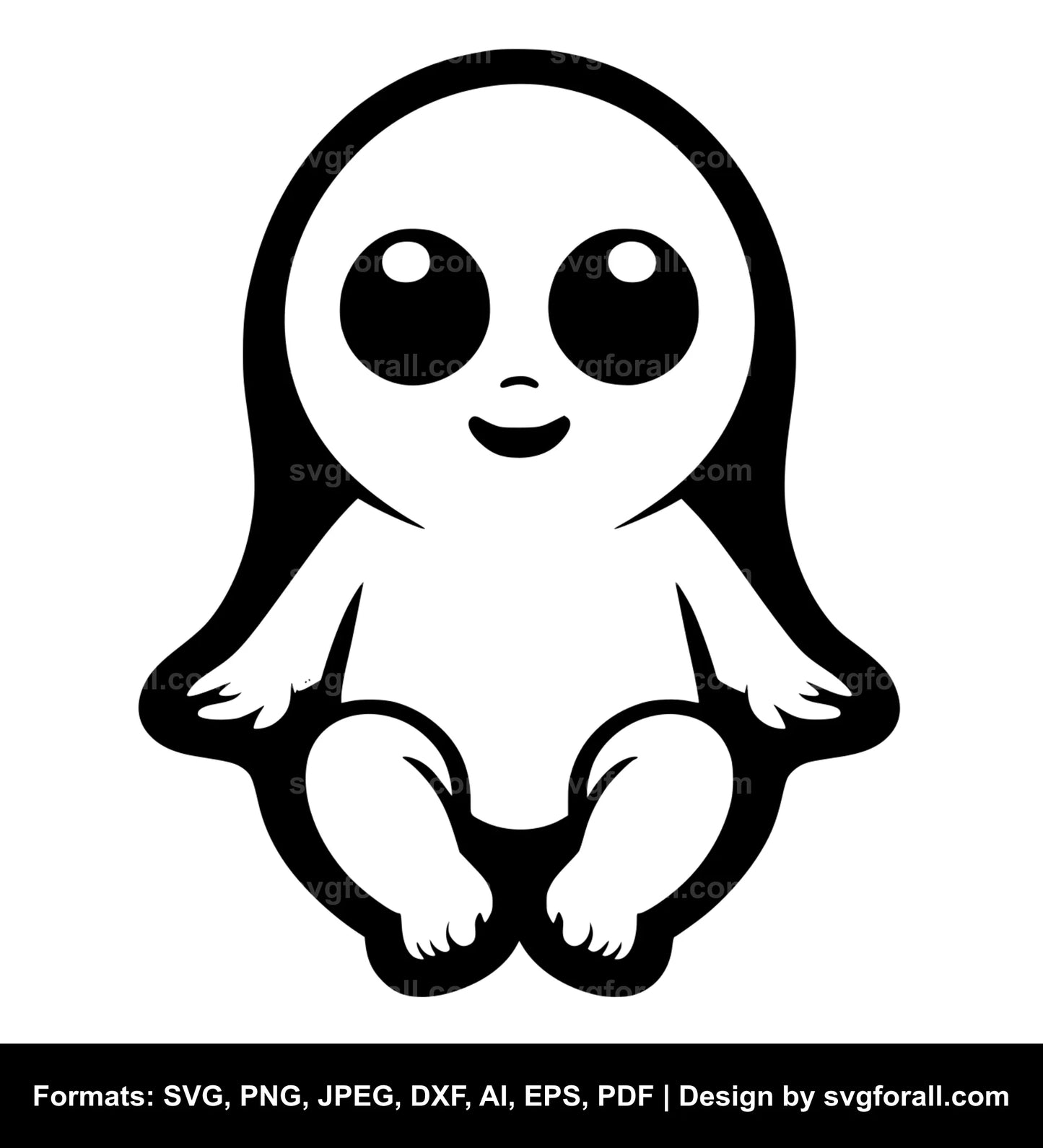 Baby Ghost SVG File