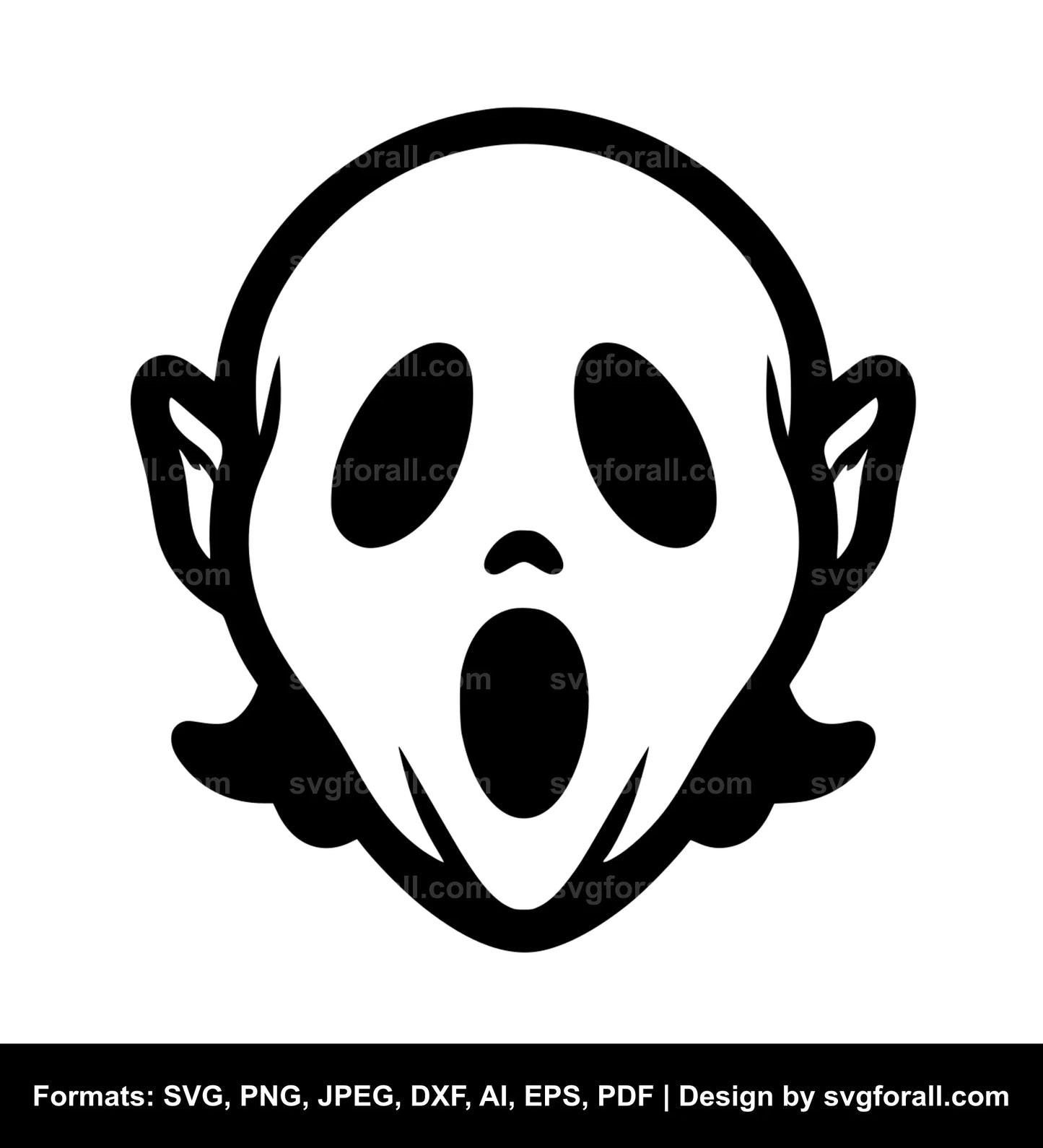 Baby Ghost Vector SVG